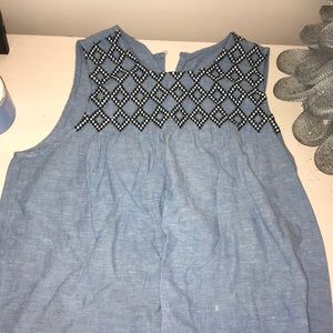 Super cute blue tank top